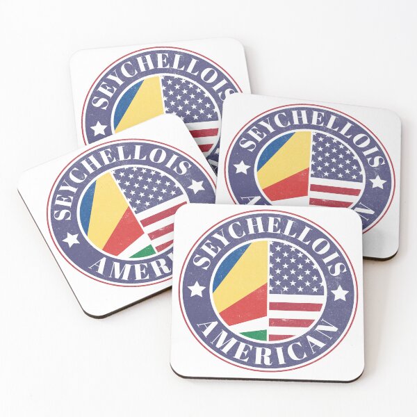 Item preview, Proud Seychellois-American Badge - Seychelles Flag designed and sold by chrisrivait.