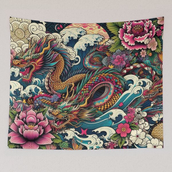 Item preview, Japanese Art Fusion Tattoo Design designed and sold by Rui Fernandes.