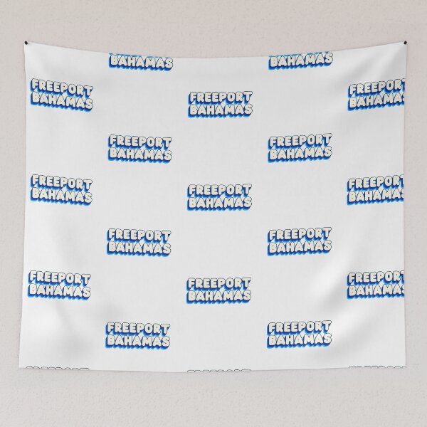 Item preview, Freeport Bahamas (Blue) designed and sold by Whackadoodletee.