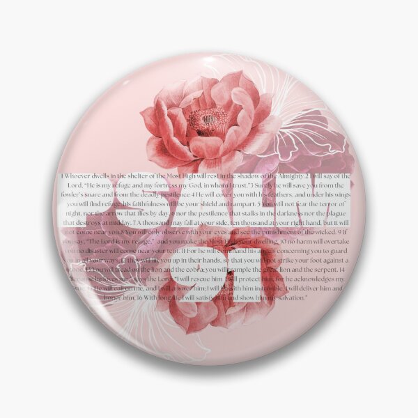 Item preview, Psalm 91 - Bible Verses 91:1-91:16 Flowers designed and sold by ShalaneC.
