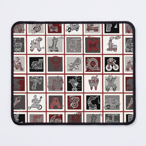 Item preview, JO24 183 Now I Know My ABC'S red designed and sold by Joan Elizabeth Ortiz designs.