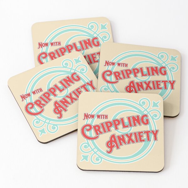 Item preview, Crippling Anxiety designed and sold by Bunkyard.