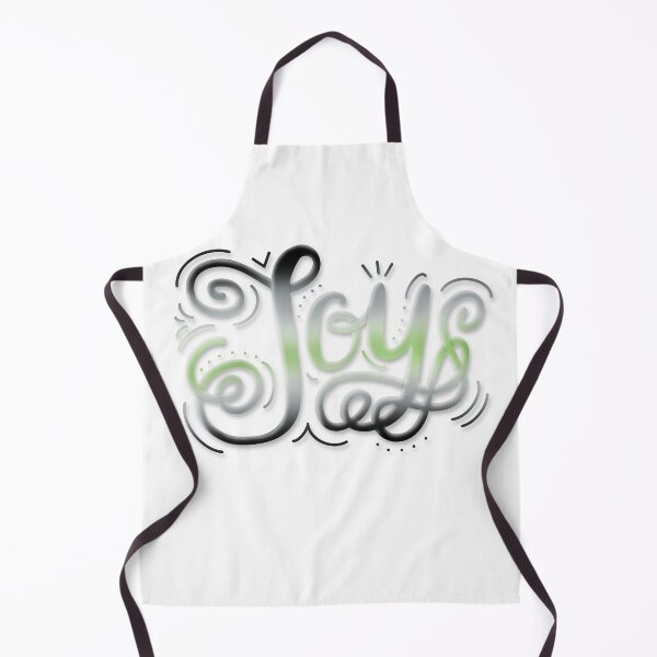 Item preview, Joy Hand Lettering Agender Pride Green Grey Black White designed and sold by JoyfulJen.