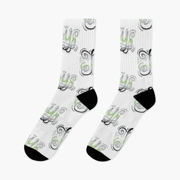 Item preview, Joy Hand Lettering Agender Pride Green Grey Black White designed and sold by JoyfulJen.