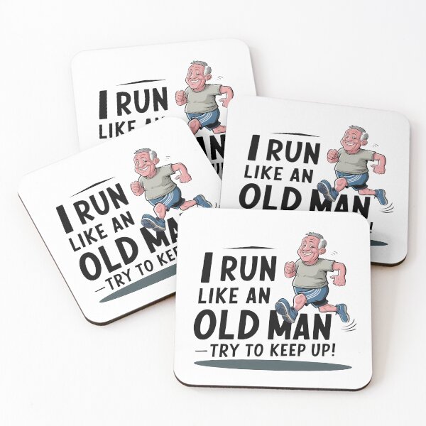 Item preview, Run Like An Old Man! designed and sold by Black Sands Art.