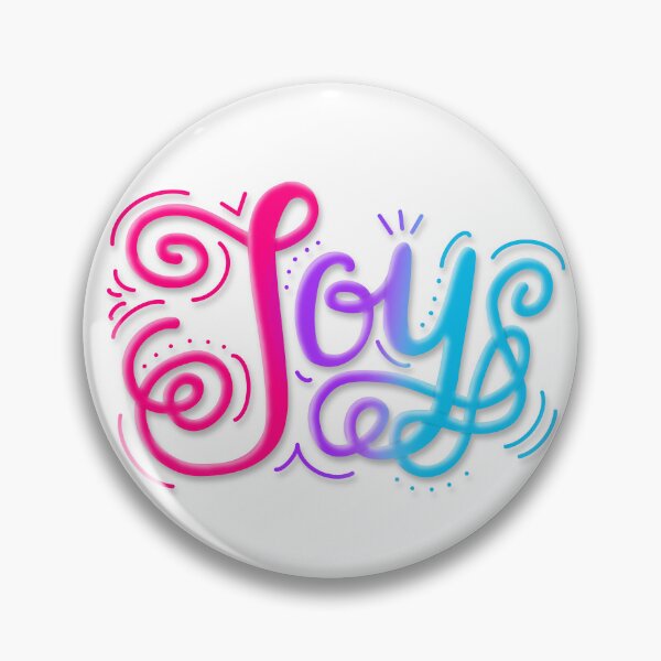 Item preview, Joy Hand Lettering Androgyne Pride Pink Purple Blue designed and sold by JoyfulJen.