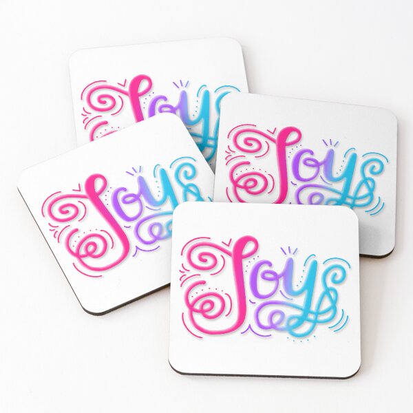 Item preview, Joy Hand Lettering Androgyne Pride Pink Purple Blue designed and sold by JoyfulJen.