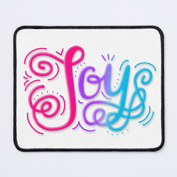 Item preview, Joy Hand Lettering Androgyne Pride Pink Purple Blue designed and sold by JoyfulJen.