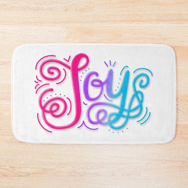 Item preview, Joy Hand Lettering Androgyne Pride Pink Purple Blue designed and sold by JoyfulJen.
