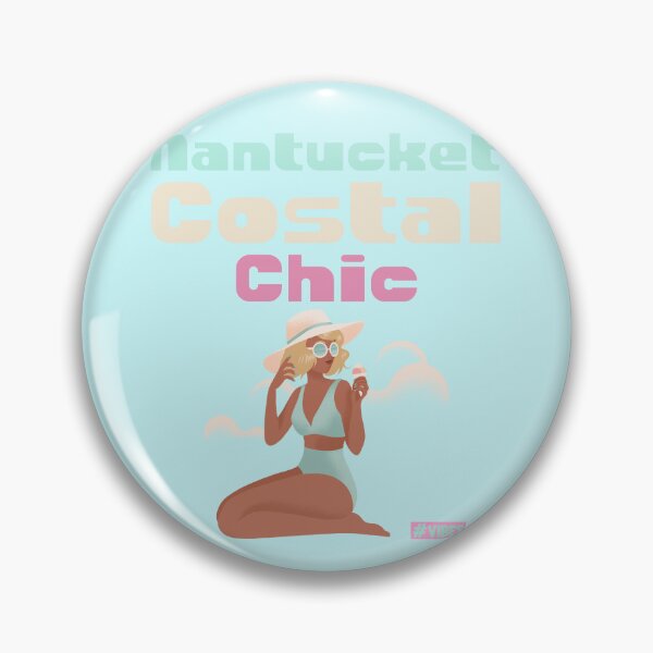 Item preview, Nantucket Costal Chic Summer Vibes designed and sold by CalliesTees.