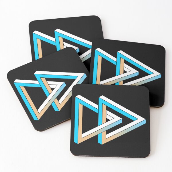 Item preview, Geometry Triangles Geometrical Illusion Mesh Gift print designed and sold by farhanhafeez.
