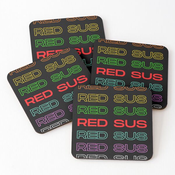Item preview, Red Sus - Red is Sus - Red Kinda Sus Gamer Gift Gaming Meme designed and sold by farhanhafeez.