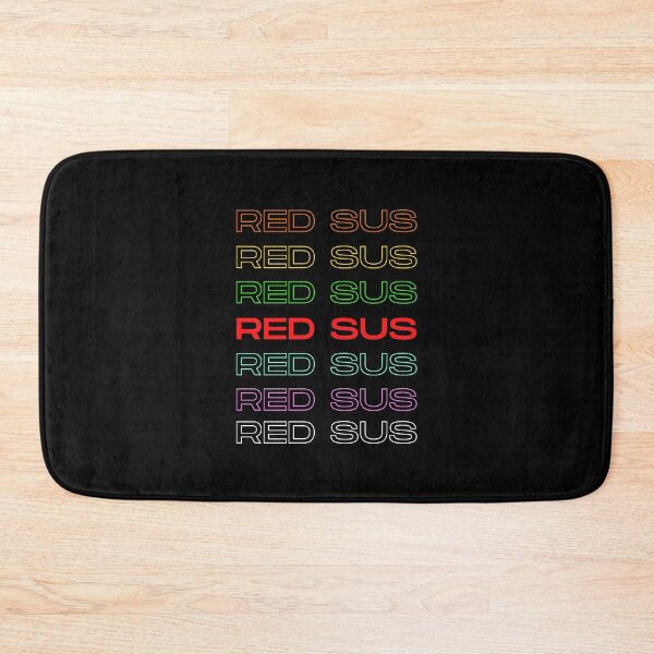 Item preview, Red Sus - Red is Sus - Red Kinda Sus Gamer Gift Gaming Meme designed and sold by farhanhafeez.