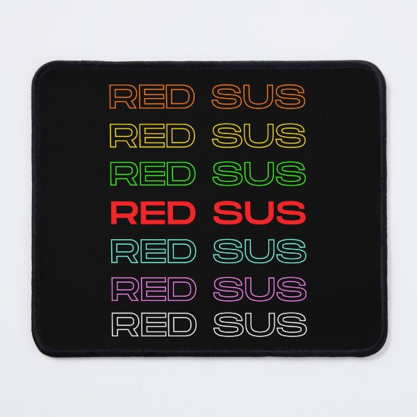 Item preview, Red Sus - Red is Sus - Red Kinda Sus Gamer Gift Gaming Meme designed and sold by farhanhafeez.