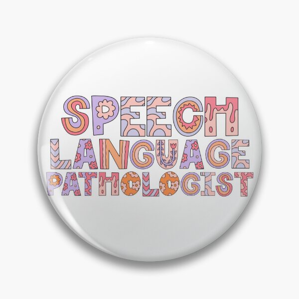 Item preview, Speech Language Pathologist l Colorful designed and sold by GabbyC03.