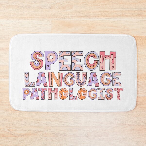 Item preview, Speech Language Pathologist l Colorful designed and sold by GabbyC03.