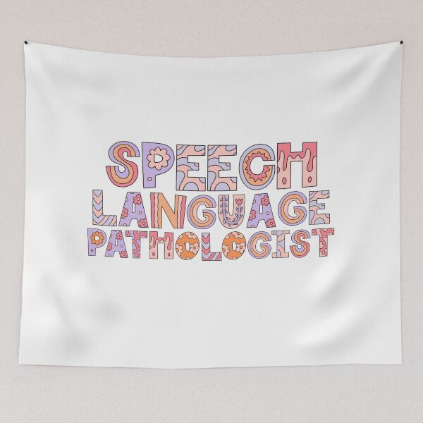 Item preview, Speech Language Pathologist l Colorful designed and sold by GabbyC03.