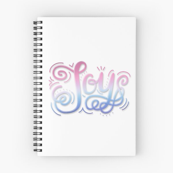 Item preview, Joy Hand Lettering Bigender Pride Pink Purple Blue designed and sold by JoyfulJen.