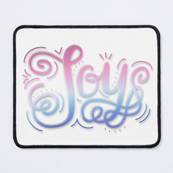 Item preview, Joy Hand Lettering Bigender Pride Pink Purple Blue designed and sold by JoyfulJen.