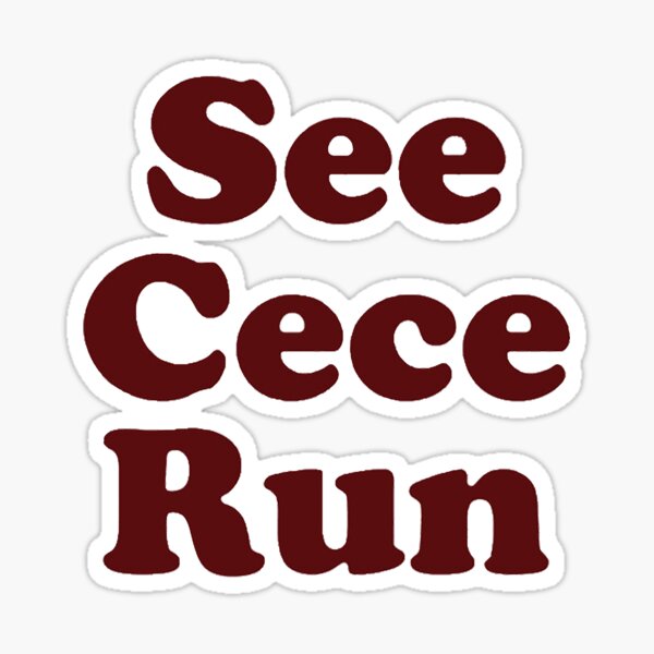 Aperçu de l'œuvre T-shirt « See Cece Run » de Schmidt créée et vendue par tina598.