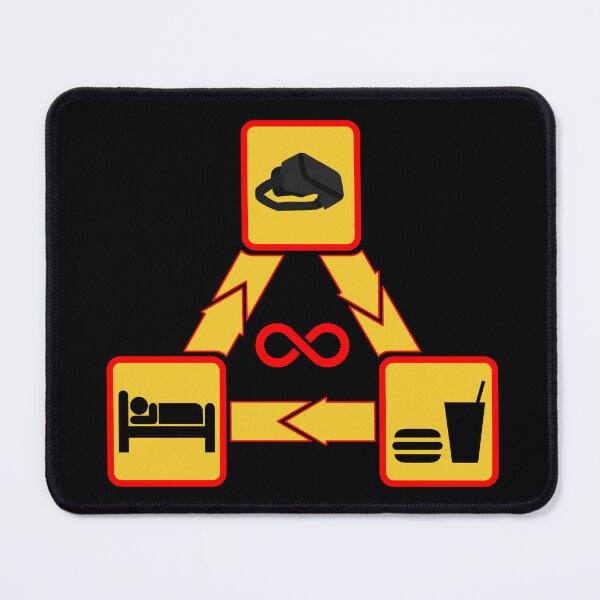 Item preview, Virtual Reality - VR Player Gamer Eat Sleep VR Gaming Repeat designed and sold by farhanhafeez.