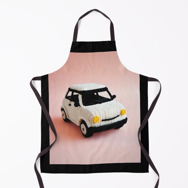 Item preview, Knitted white tiny car designed and sold by Studio Quirk.