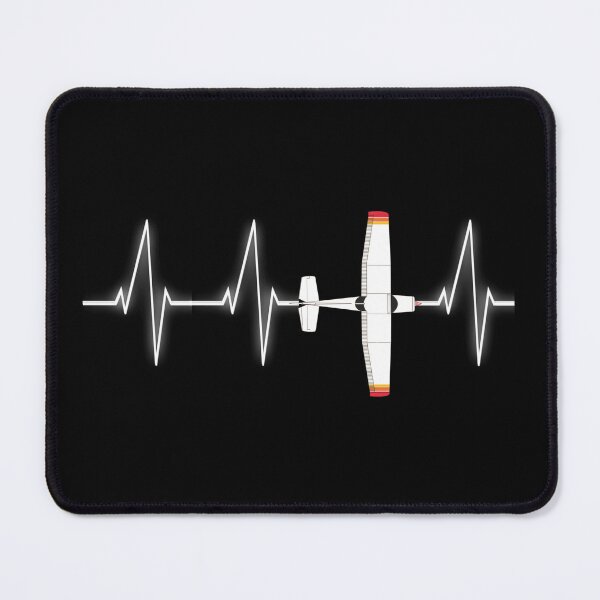 Item preview, Pilot Airplane Heartbeat Aeroplane Pilot Birthday Gift design designed and sold by farhanhafeez.