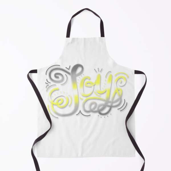 Item preview, Joy Hand Lettering Demigender Pride Pastel Yellow Grey White designed and sold by JoyfulJen.