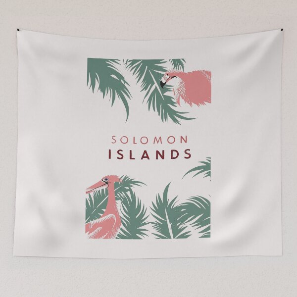 Item preview, A Vintage Travel Art of Solomon Islands  designed and sold by GoodOldVintage.
