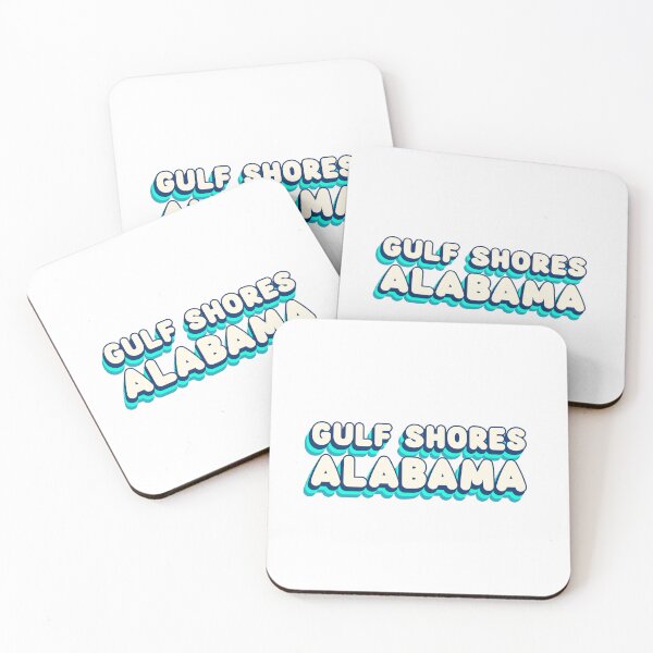 Item preview, Gulf Shores Alabama (Aqua) designed and sold by Whackadoodletee.