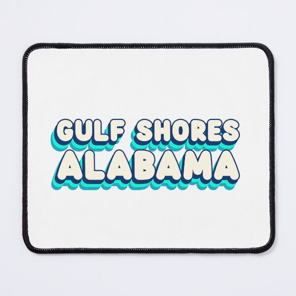 Item preview, Gulf Shores Alabama (Aqua) designed and sold by Whackadoodletee.