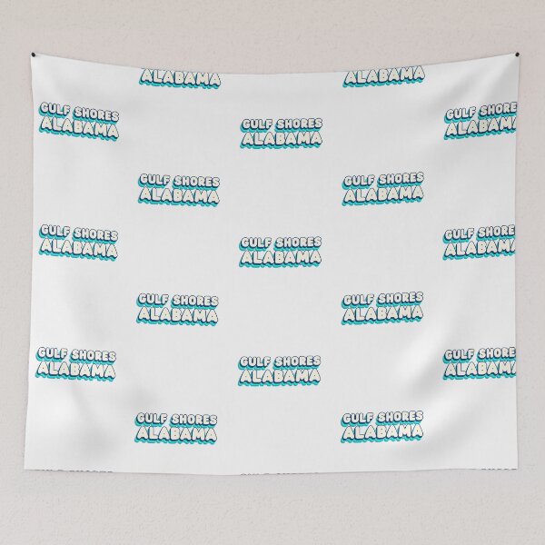Item preview, Gulf Shores Alabama (Aqua) designed and sold by Whackadoodletee.
