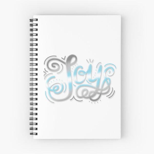 Item preview, Joy Hand Lettering Demiboy Pride Pastel Blue Grey White designed and sold by JoyfulJen.