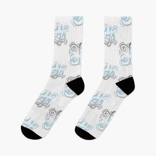 Item preview, Joy Hand Lettering Demiboy Pride Pastel Blue Grey White designed and sold by JoyfulJen.