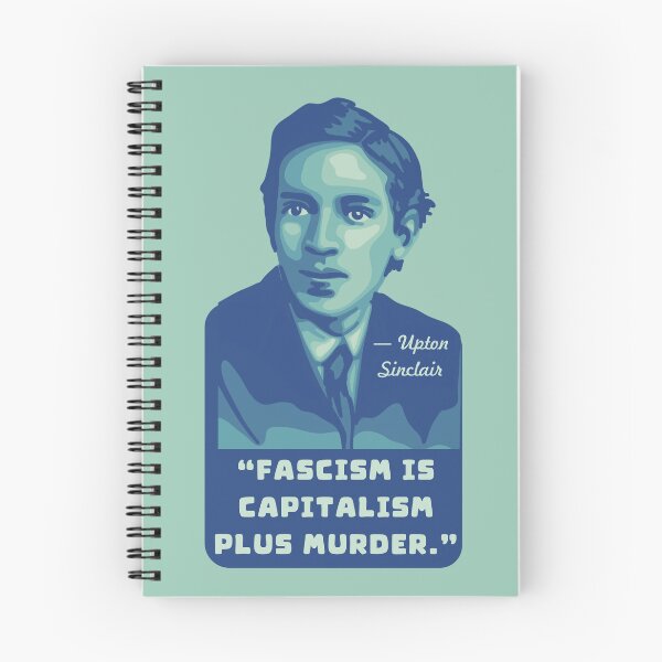Item preview, Upton Sinclair Portrait and Quote designed and sold by Unhinged Heather.