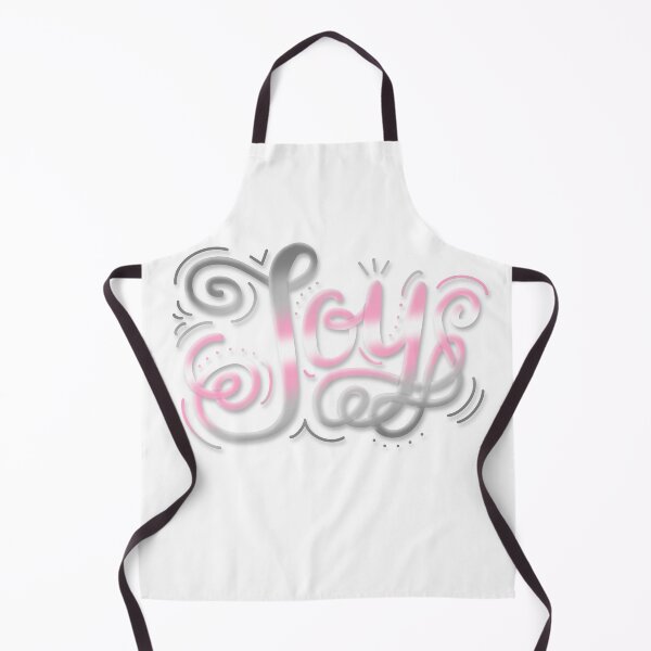 Item preview, Joy Hand Lettering Demigirl Pride Pastel Pink Grey White designed and sold by JoyfulJen.