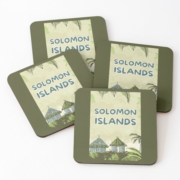Item preview, A Vintage Travel Art of Solomon Islands  designed and sold by GoodOldVintage.