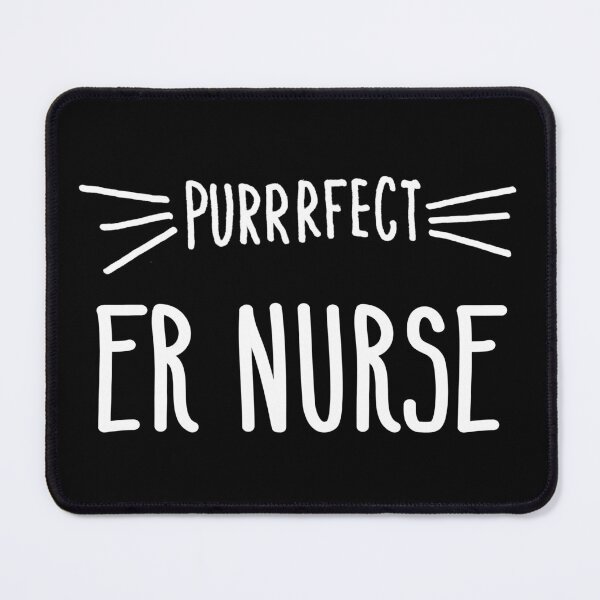 Item preview, Er Nurse Gift Cute Perfect Nurse Cat Lover print designed and sold by farhanhafeez.