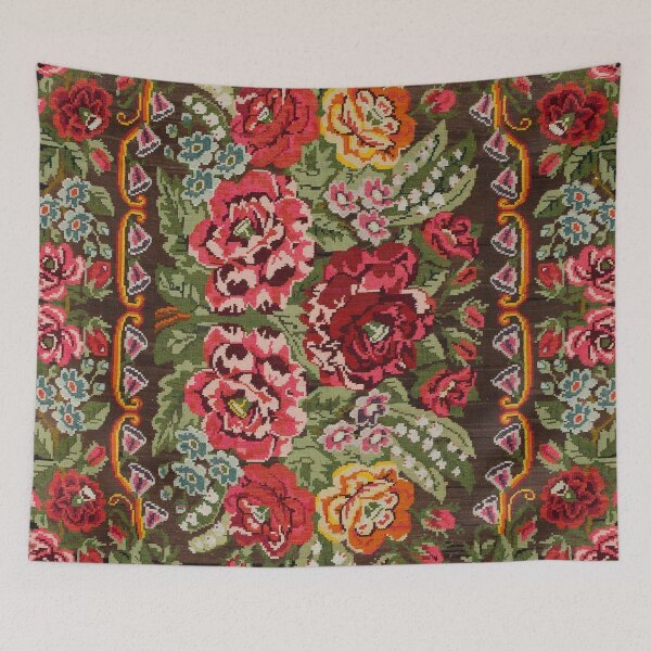 Item preview, Antique Karabakh Flower Patterned designed and sold by DehaArt.