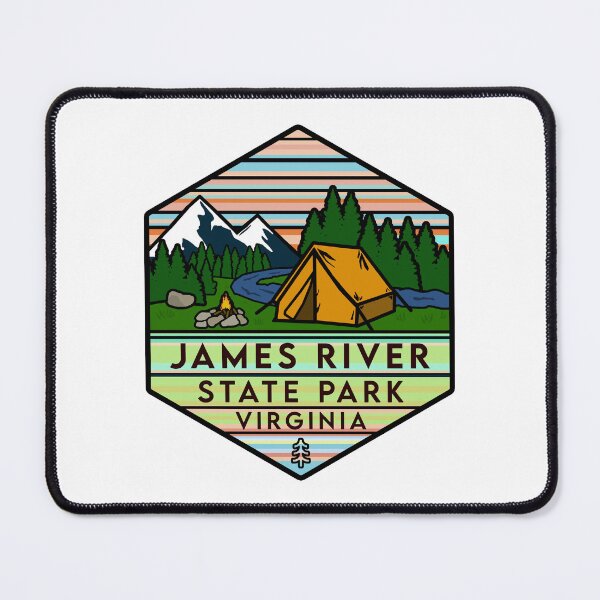 Item preview, Parque Estatal James River Hexágono de Virginia designed and sold by VanyaKar.
