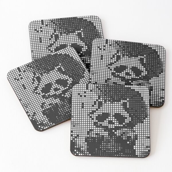 Item preview, Splashing Through the Serenity: A Raccoon's Quiet Encounter with the Rain designed and sold by tigereyes180.