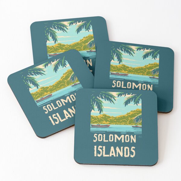 Item preview, A Vintage Travel Art of Solomon Islands  designed and sold by GoodOldVintage.
