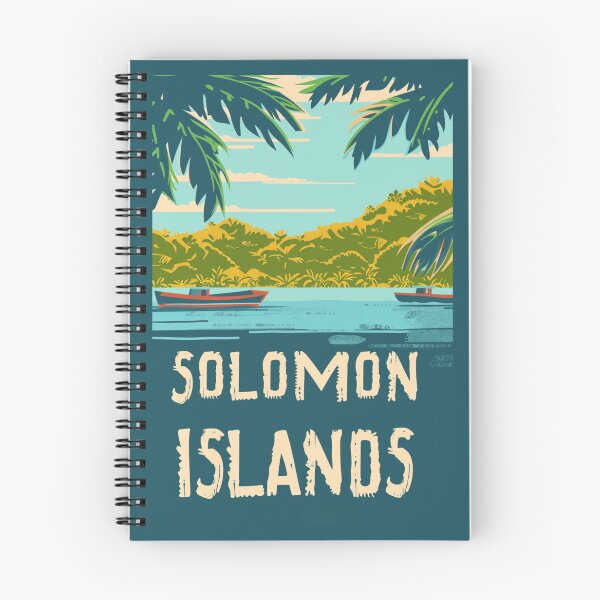 Item preview, A Vintage Travel Art of Solomon Islands  designed and sold by GoodOldVintage.
