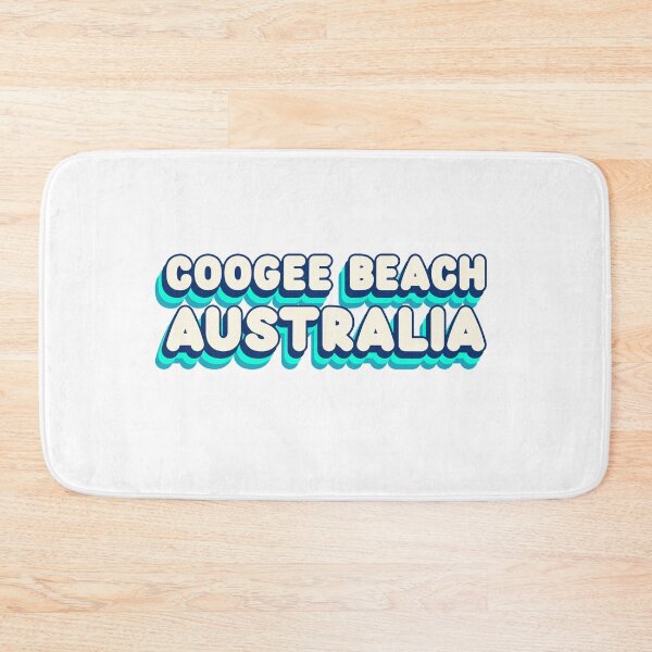 Item preview, Coogee Beach Australia (Aqua) designed and sold by Whackadoodletee.