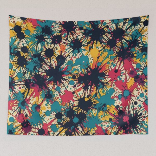 Item preview, Abstract Colorful Paint Ball Spatter designed and sold by calibrit.