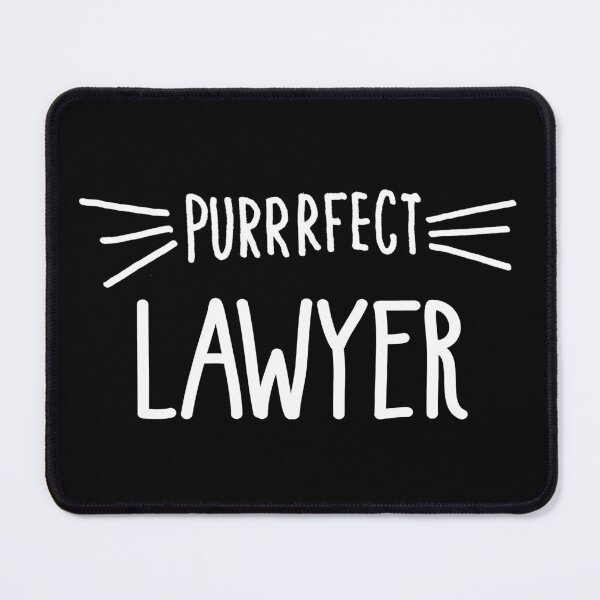 Item preview, Lawyer Gift Cute Perfect Lawyer Cat Lover design designed and sold by farhanhafeez.