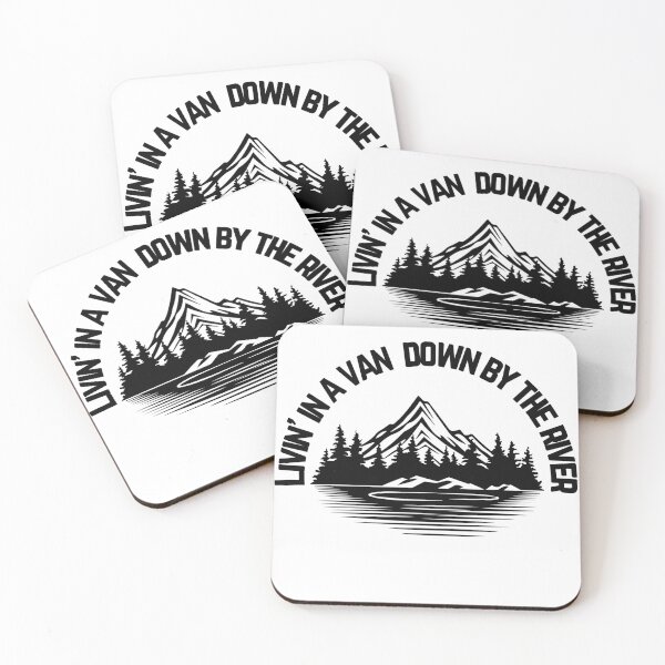 Item preview, LIVIN’ IN A VAN DOWN BY THE RIVER designed and sold by sphericalearth.