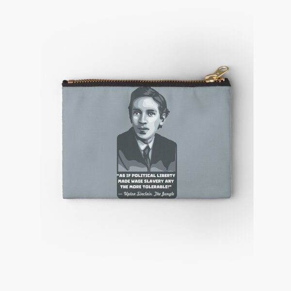 Item preview, Upton Sinclair Portrait and Quote designed and sold by Unhinged Heather.