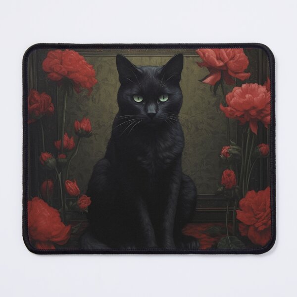 Item preview, Cats and Roses designed and sold by Solace Sparkles.