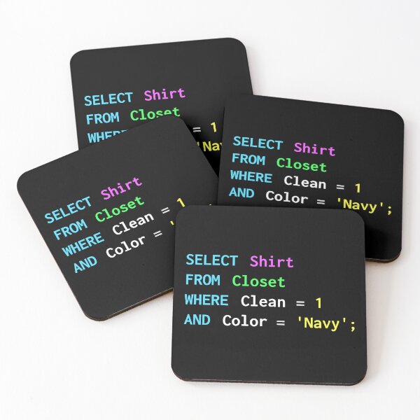Item preview, Funny SQL design for sql programmers, DBA, database admins designed and sold by farhanhafeez.
